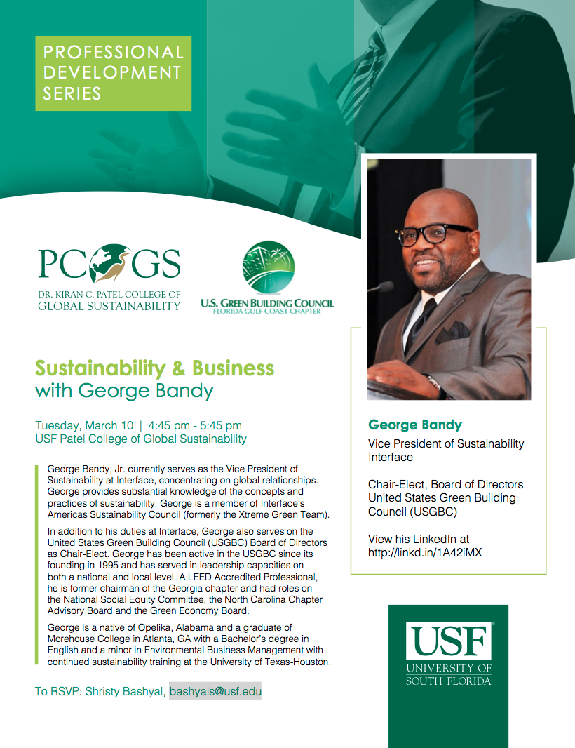 Professional Development Series: George Brady, VP of Sustainability Interface 