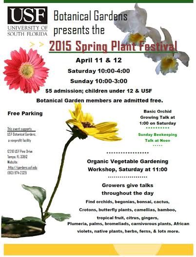 USF Botanical Gardens: 2015 Spring Plant Festival