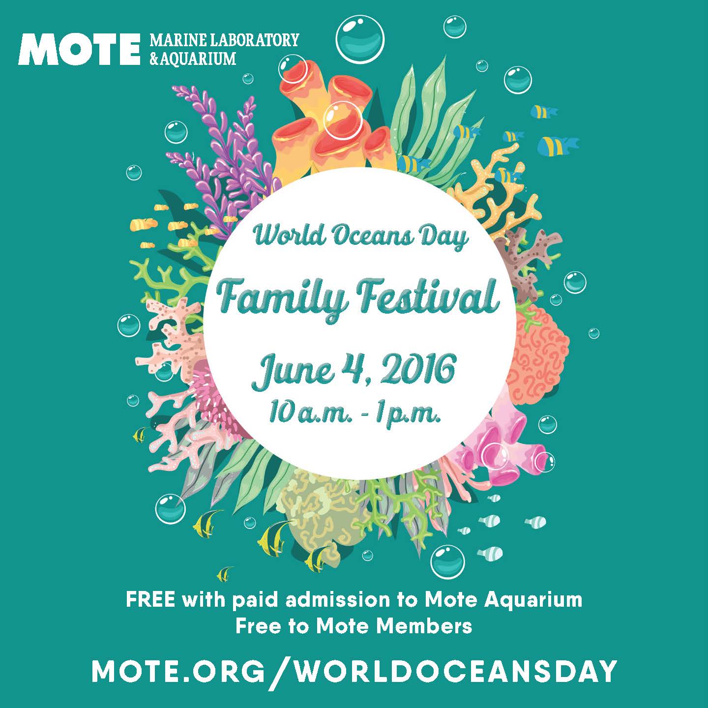 World Oceans Day Family Festival Mote Marine