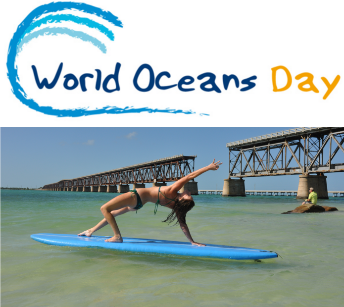 World Ocean's Day Paddleboard Yoga